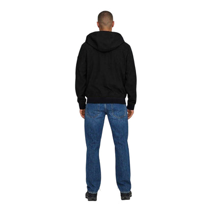 Black - Back - Only Mens Bowie Hooded Soft Shell Jacket