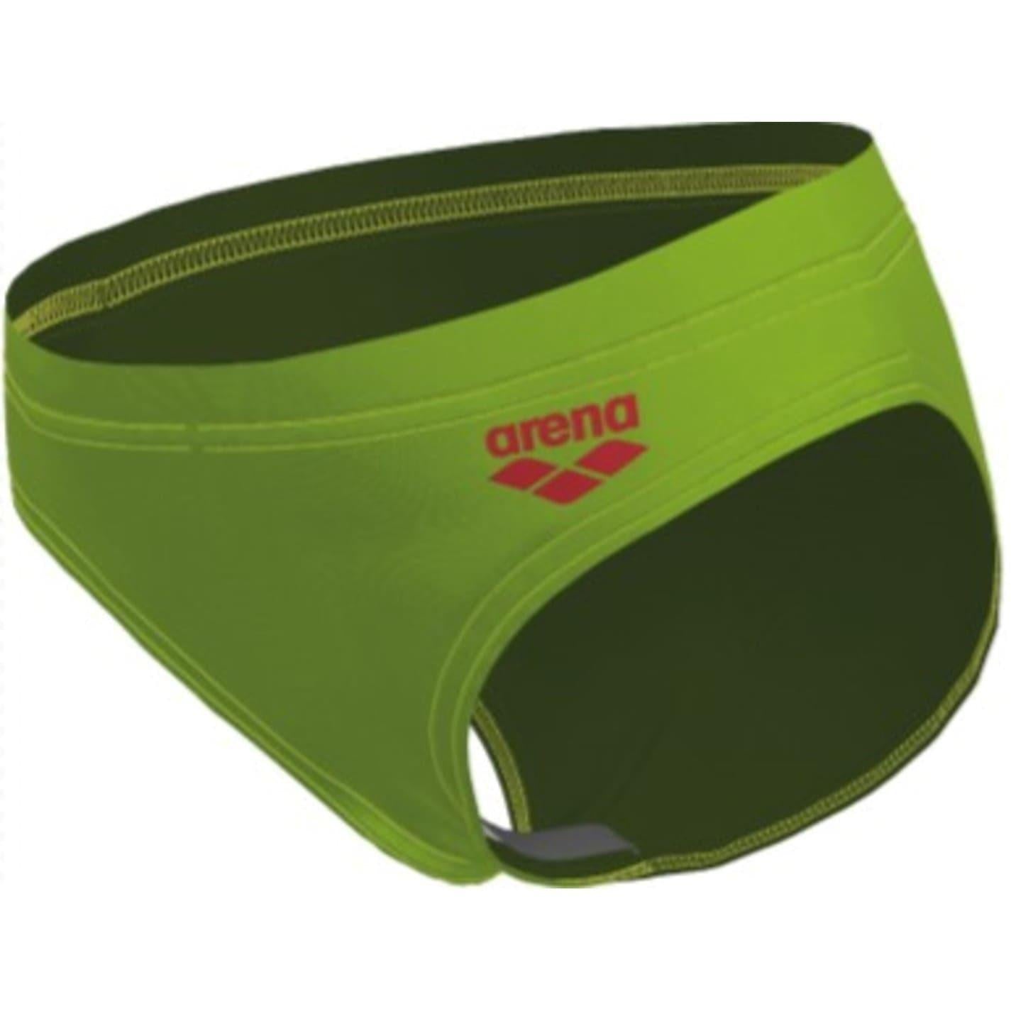 Soft Green - Lifestyle - Arena Boys Friends Back Print Swim Briefs