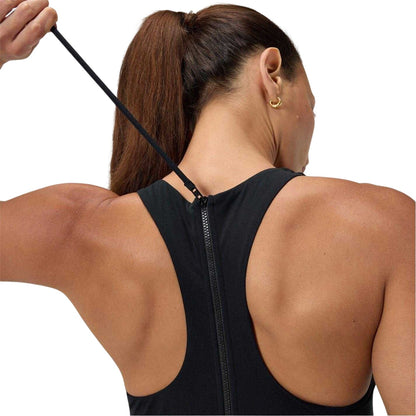 Anthracite - Side - Speedo Womens-Ladies Racer One Piece Swimsuit