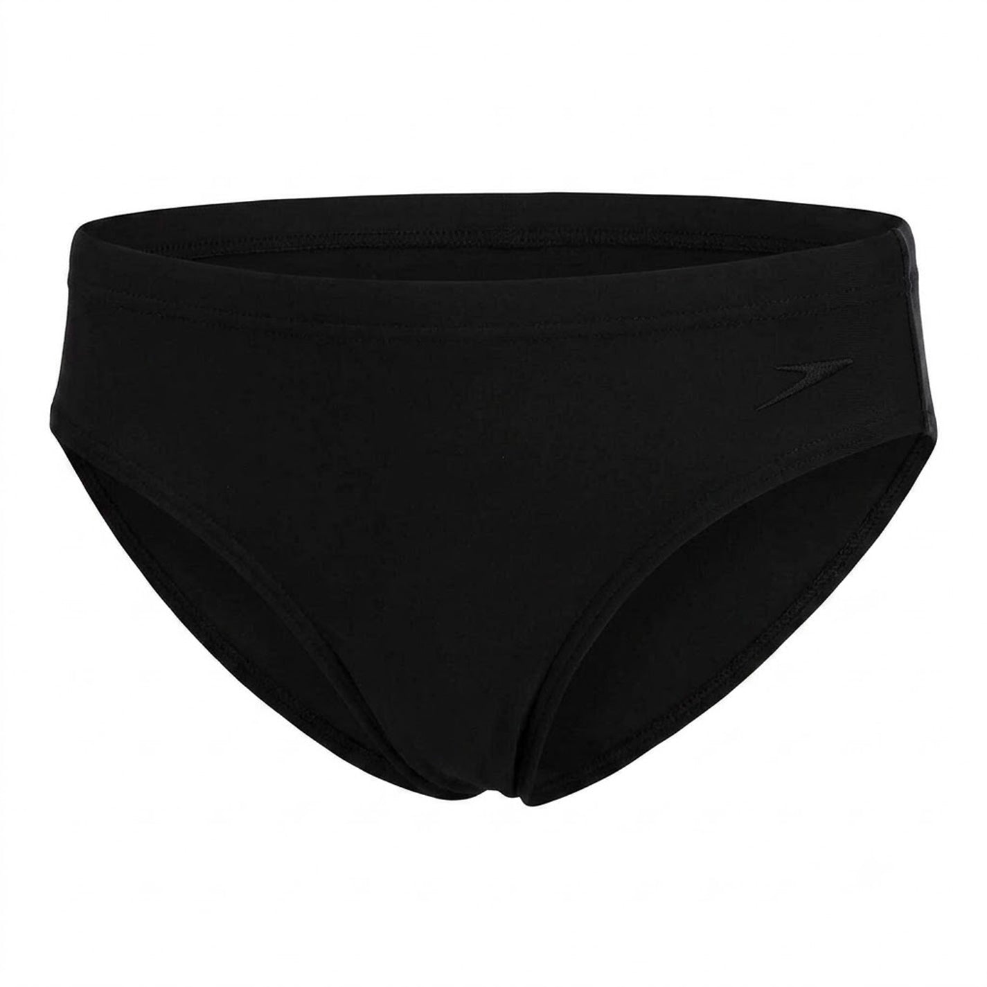 Black - Front - Speedo Mens Essentials Endurance 10 Swim Briefs