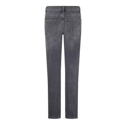 Black-Grey-Denim - Back - Diesel Mens Strukt Slim Jeans