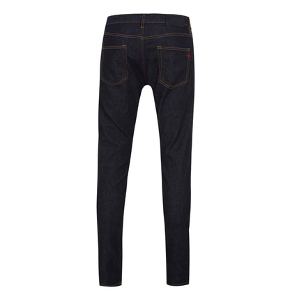 Dark Blue - Back - Diesel Mens Strukt Slim Jeans