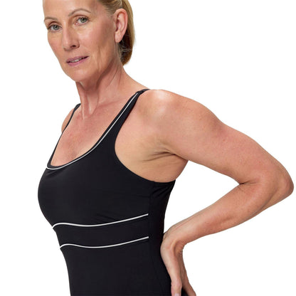 Antracite - Lifestyle - Speedo Womens-Ladies Classic One Piece Swimsuit