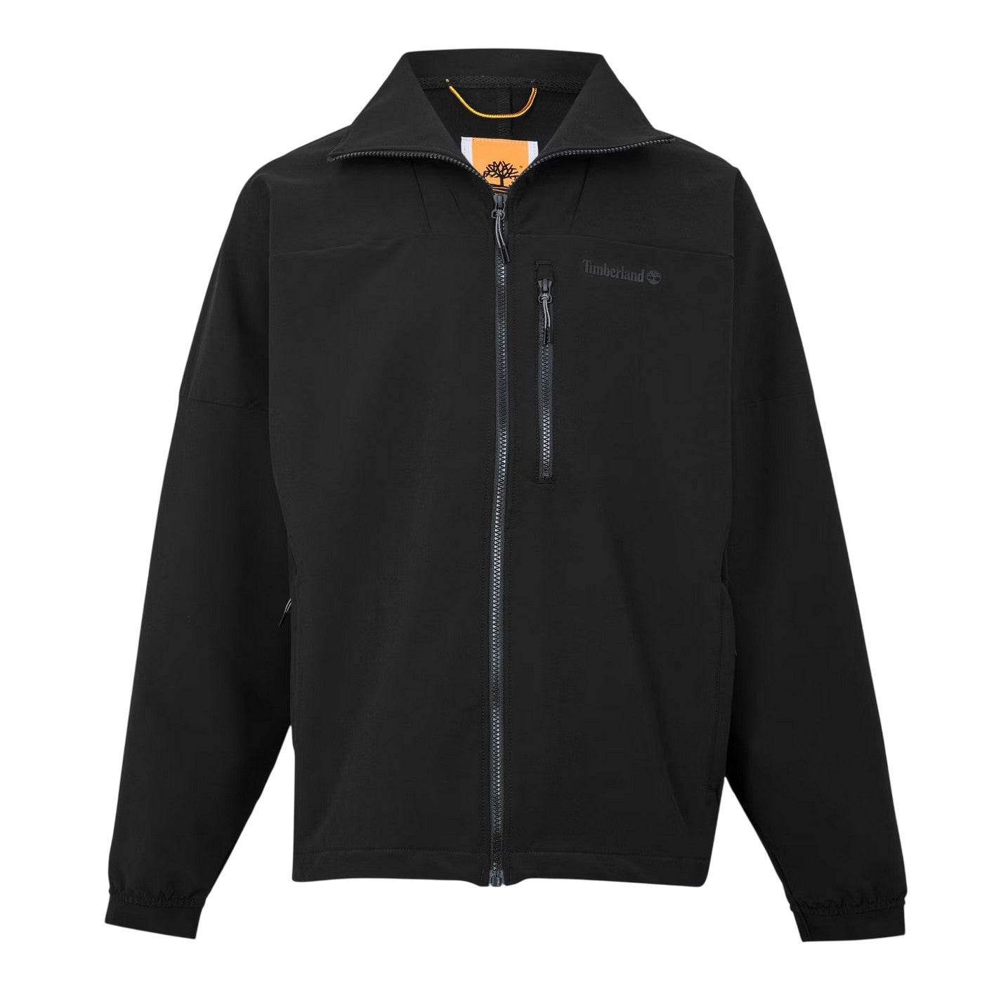 Black - Front - Timberland Mens Durable Water Repellent Regular Soft Shell Jacket