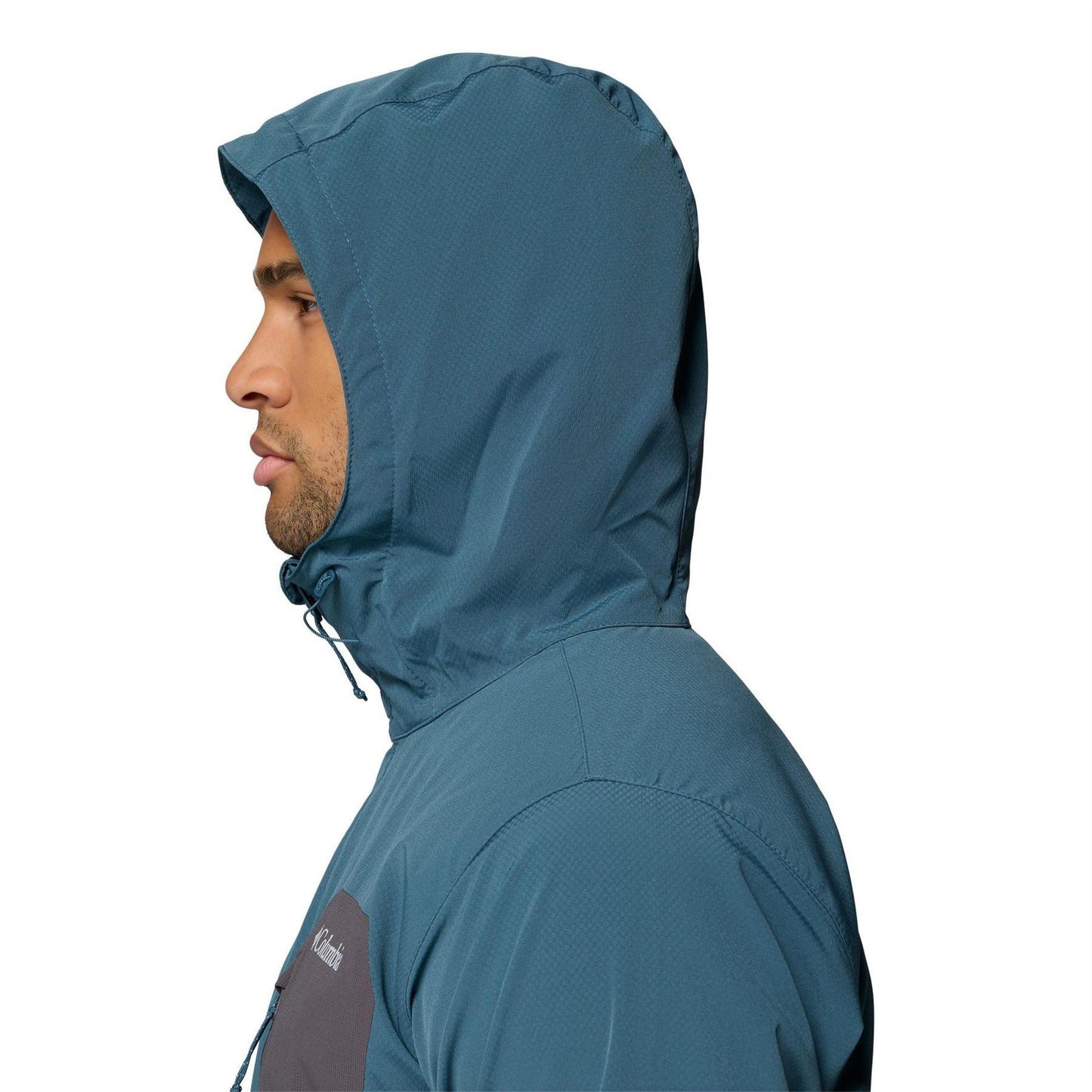 Blue - Side - Columbia Mens Tall Heights Soft Shell Jacket