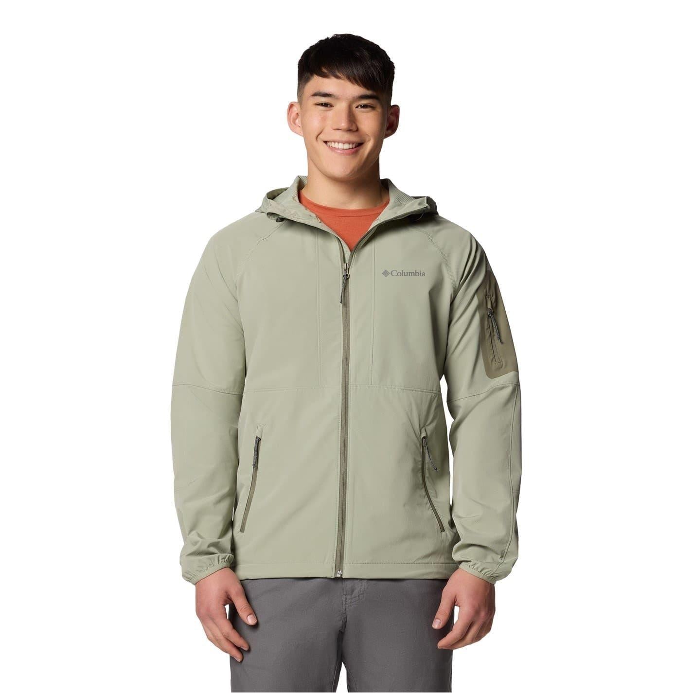 Safari - Front - Columbia Mens Tall Heights Soft Shell Jacket