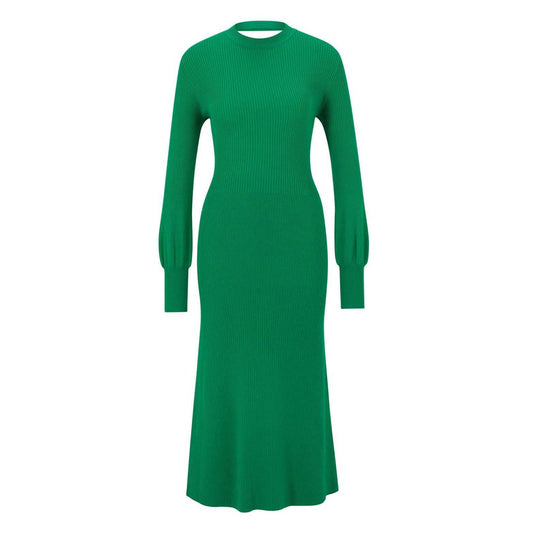 Green - Front - Hugo Womens-Ladies Slopenny Dress