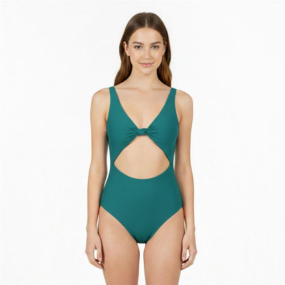 Poseidon - Side - Jack Wills Womens-Ladies Knotted One Piece Swimsuit