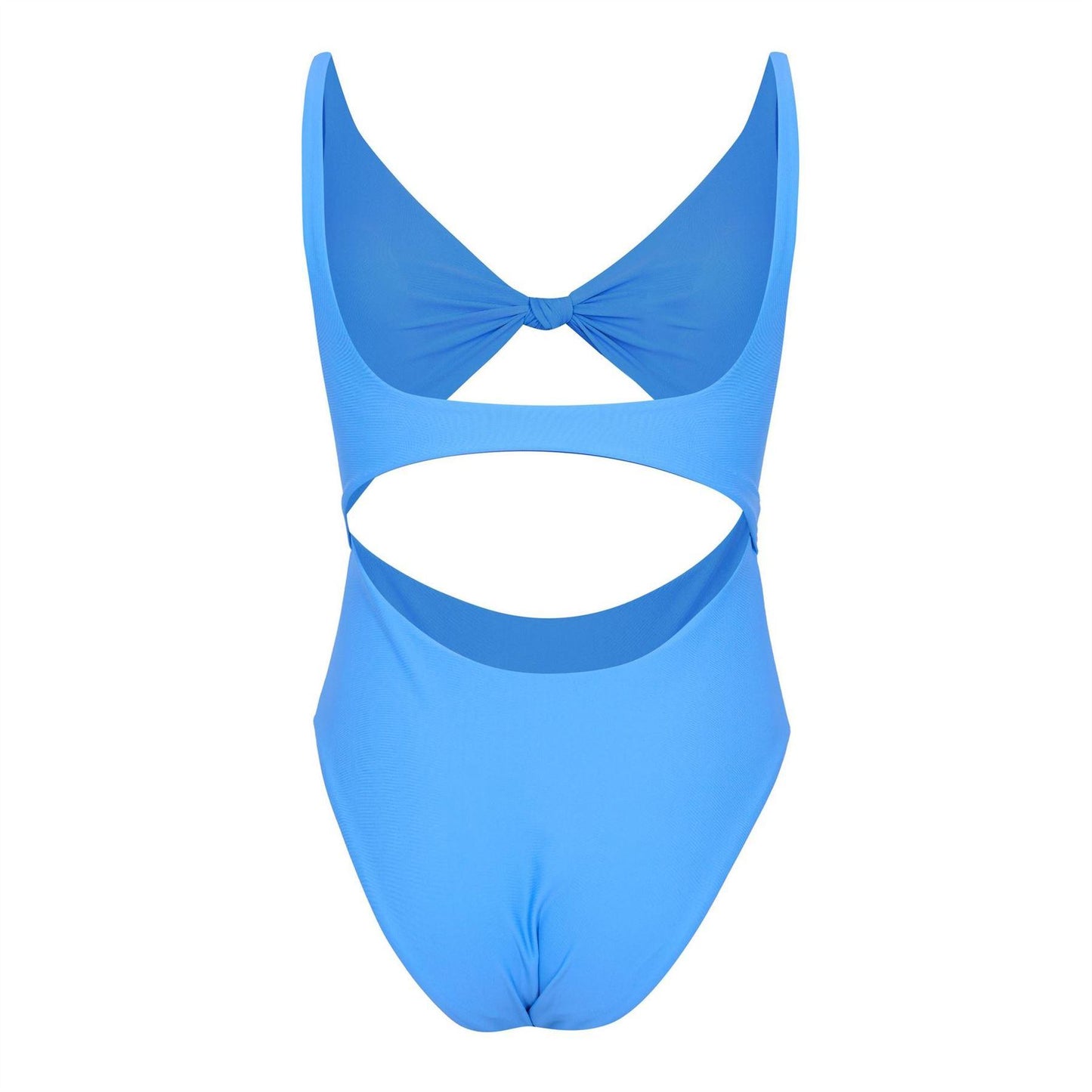 Marine - Back - Jack Wills Womens-Ladies Knotted One Piece Swimsuit