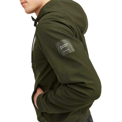 Rosin - Side - Jack And Jones Mens Hooded Soft Shell Jacket