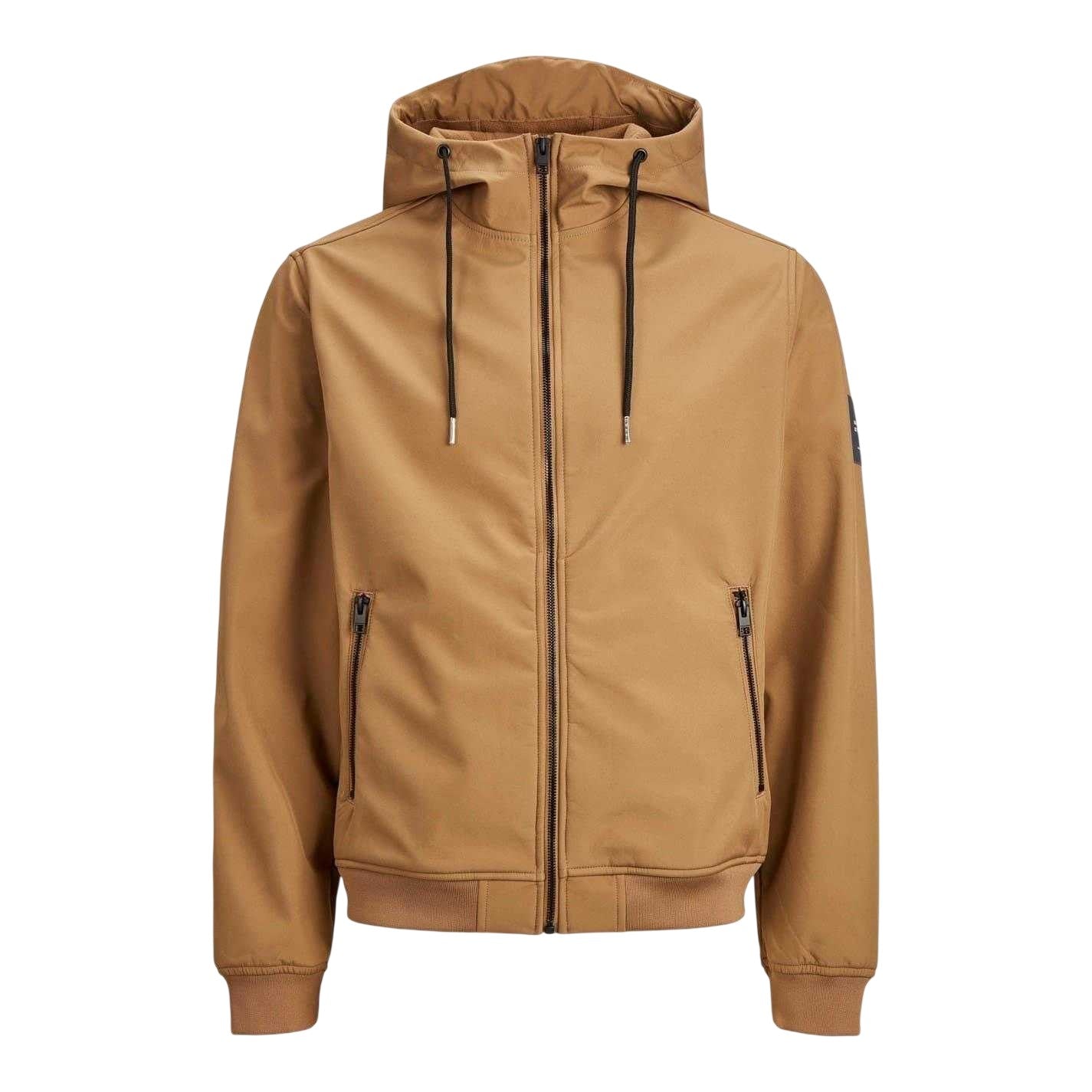 Otter - Front - Jack And Jones Mens Hooded Soft Shell Jacket