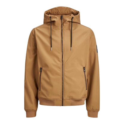 Otter - Front - Jack And Jones Mens Hooded Soft Shell Jacket