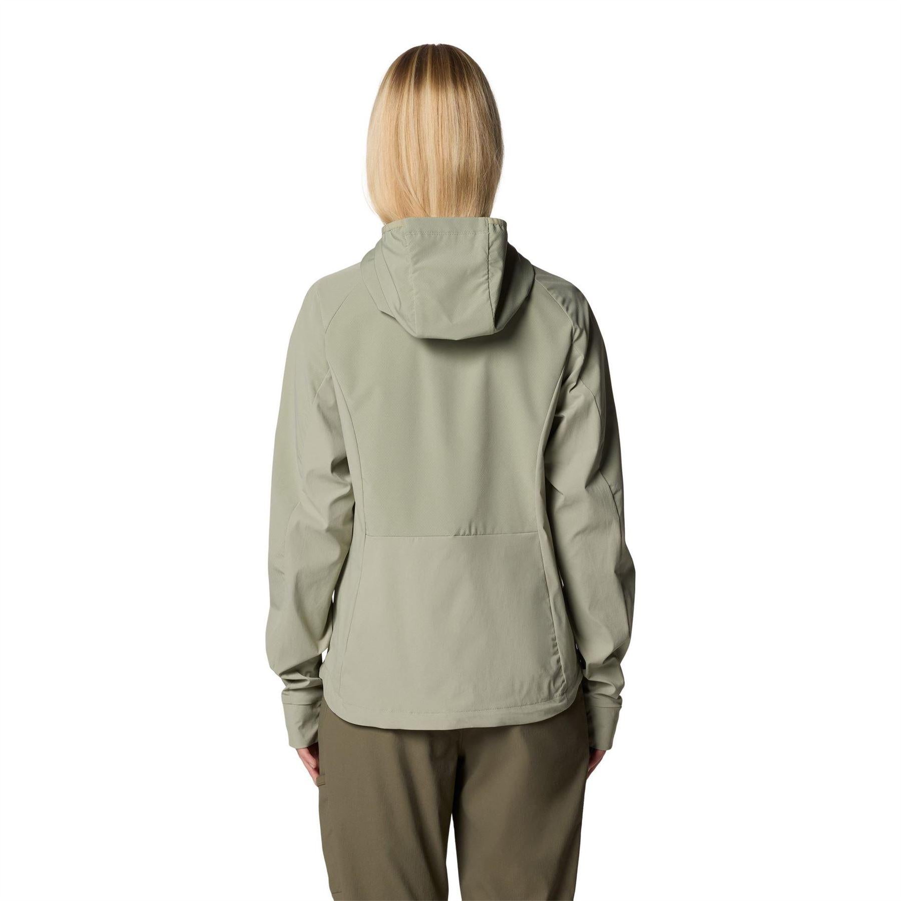 Safari - Back - Columbia Womens-Ladies Sweet As II Hooded Hiking Soft Shell Jacket