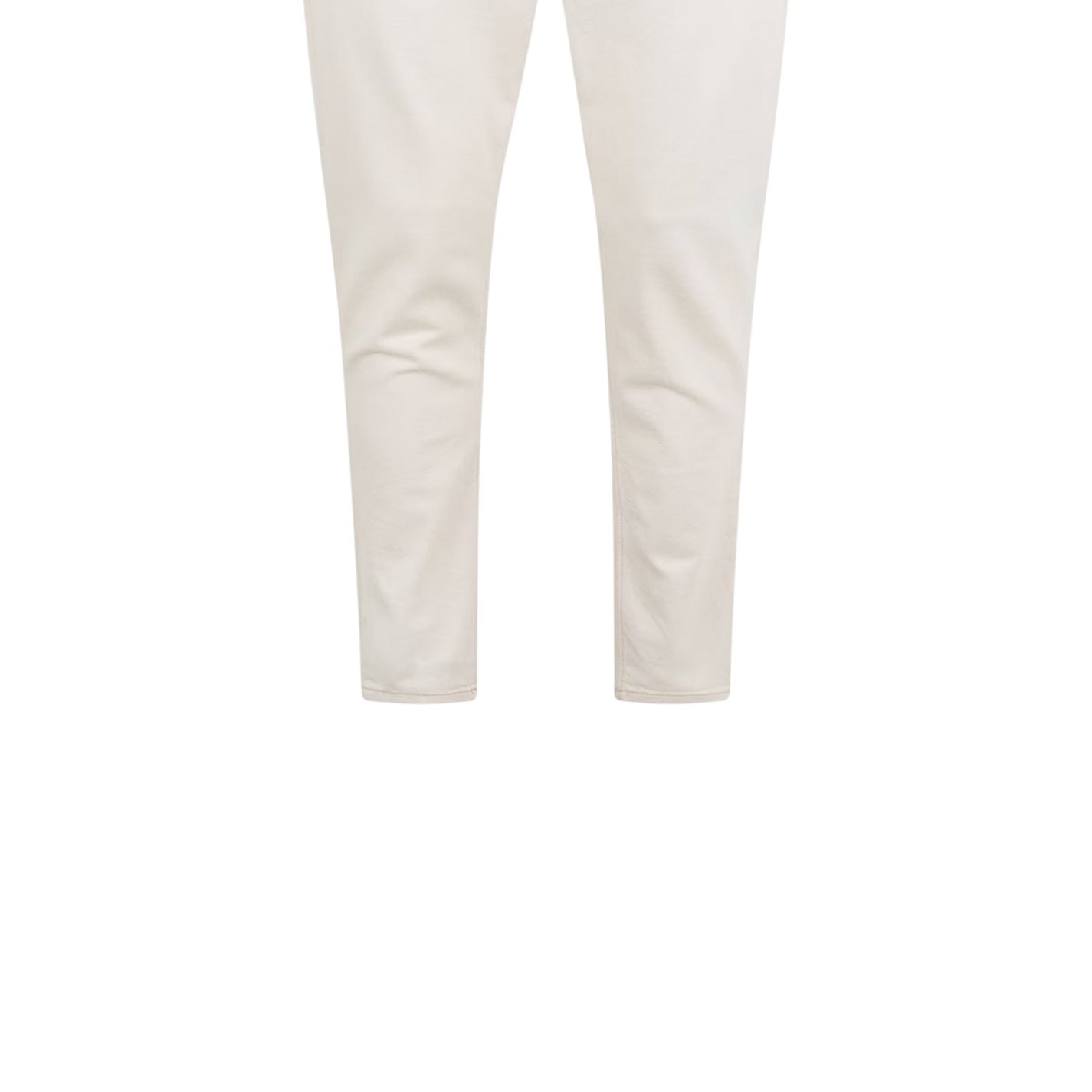 White - Side - Diesel Mens D-Fining Tapered Jeans