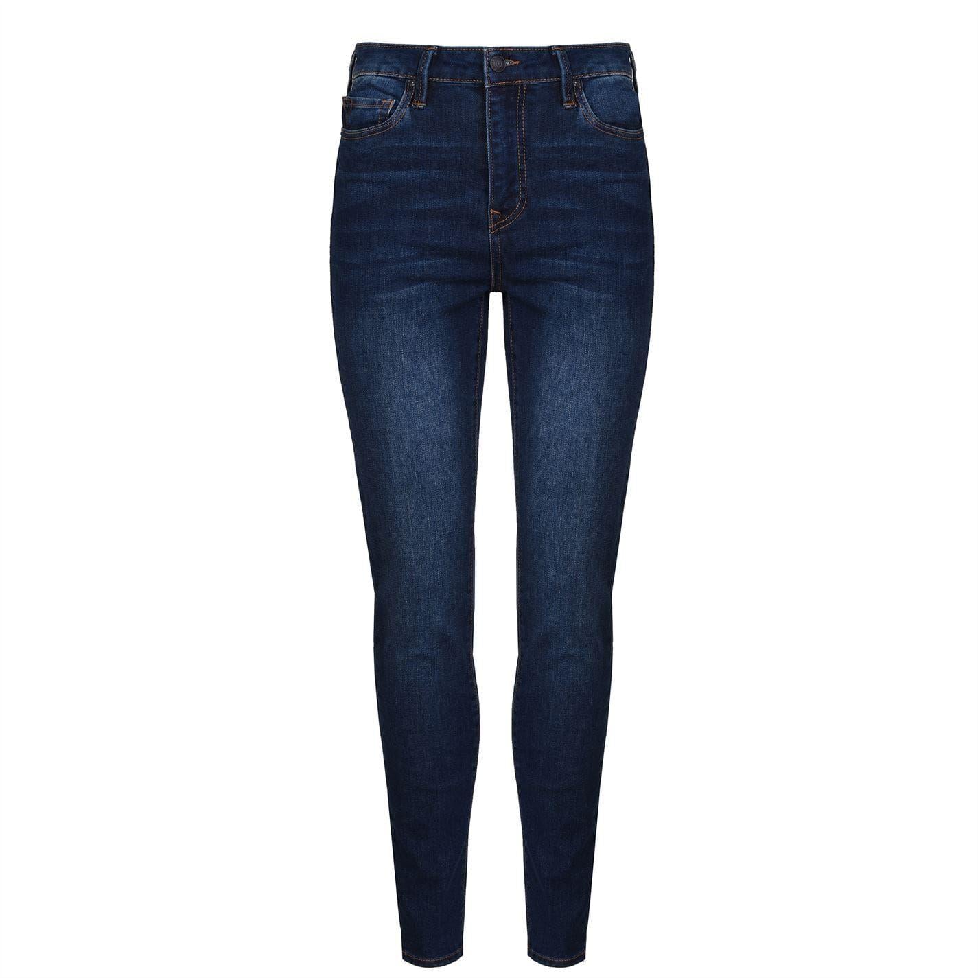 Dark Blue - Front - True Religion Girls Halle Skinny Jeans
