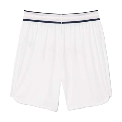 White - Back - Lacoste Mens Daniil Medvedev Tennis Shorts