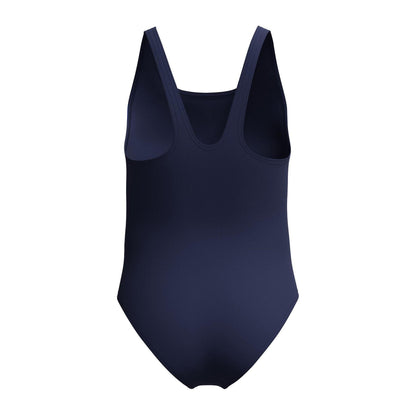 Peacoat-Deep Blue - Back - Speedo Girls HB Butterfly One Piece Swimsuit