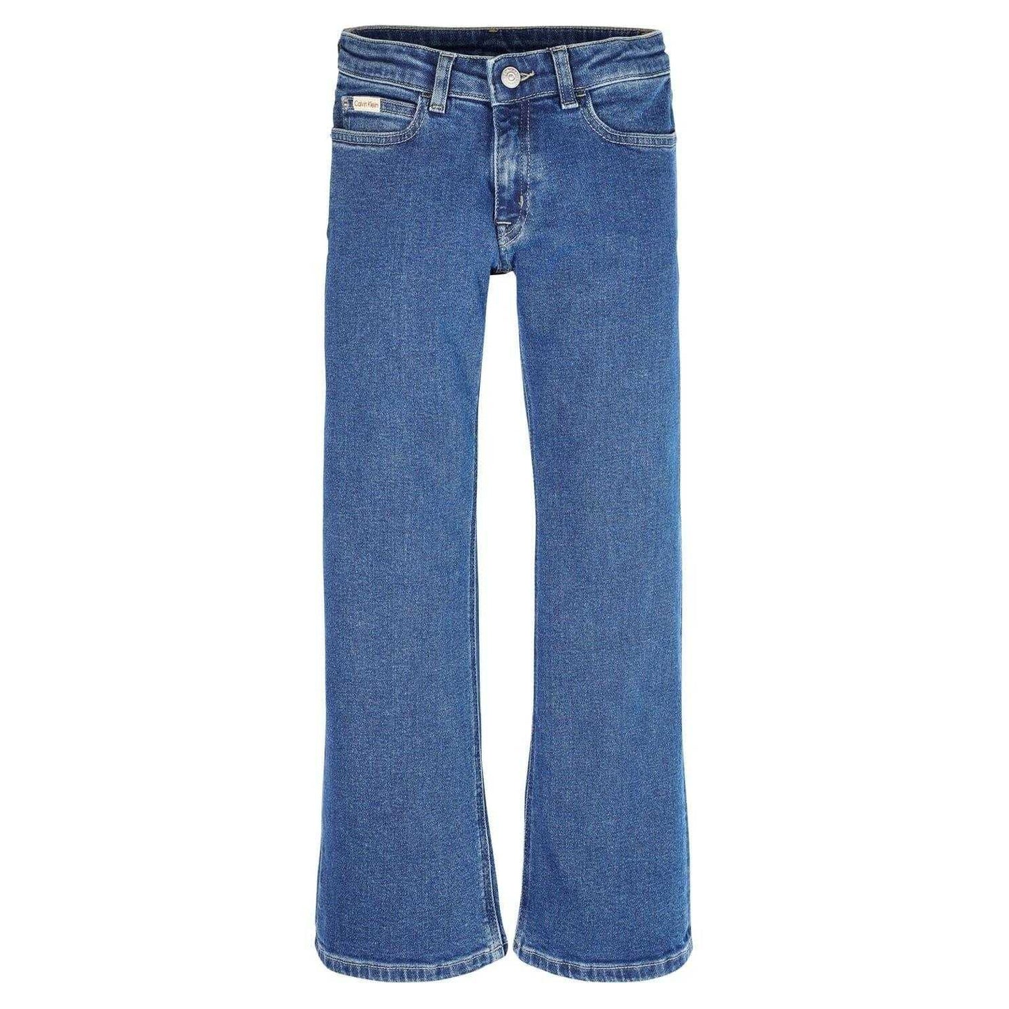 Washed - Front - Calvin Klein Girls Denim Jeans