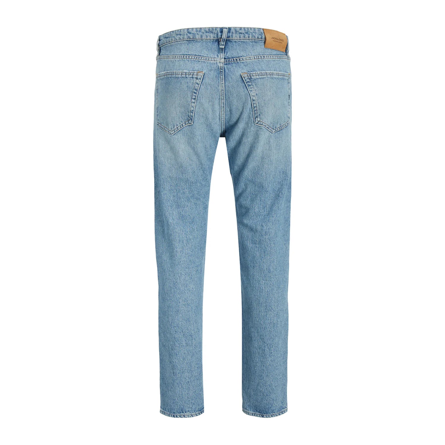 Blue Denim - Back - Jack And Jones Mens Denim 5 Pockets Slim Jeans