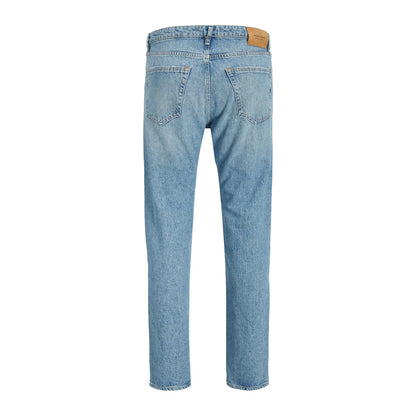 Blue Denim - Back - Jack And Jones Mens Denim 5 Pockets Slim Jeans