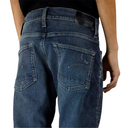 Dark Blue - Side - G-Star Boys Denim Slim Jeans