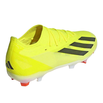 Yellow - Back - Adidas Mens X Crazyfast Pro Firm Ground Football Boots