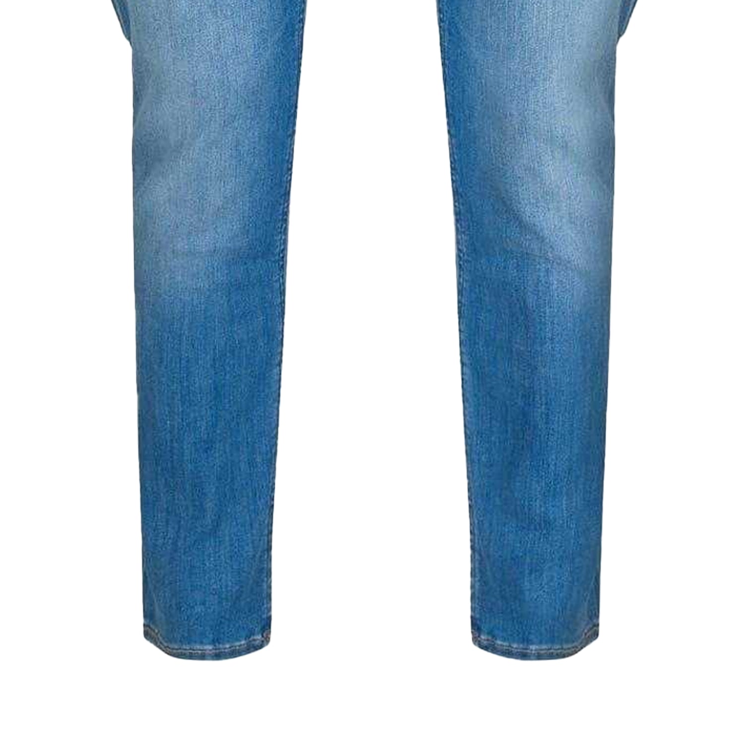Bright Blue - Side - Boss Mens Delaware Denim 5 Pockets Slim Jeans