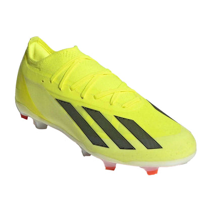 Yellow - Front - Adidas Mens X Crazyfast Pro Firm Ground Football Boots