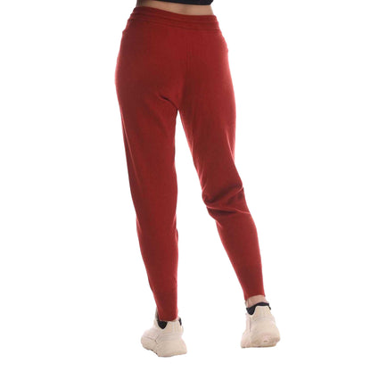Red - Back - Boss Womens-Ladies Fasolda Jogging Bottoms