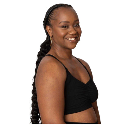 Black - Side - AnaOno Womens-Ladies Bra