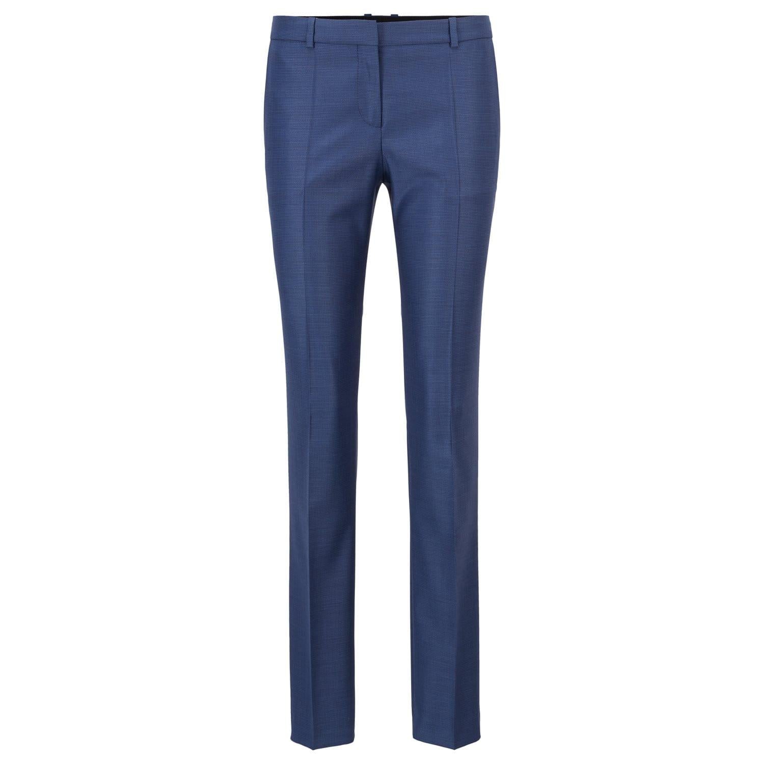 Blue - Front - Boss Womens-Ladies Titana6 Trousers