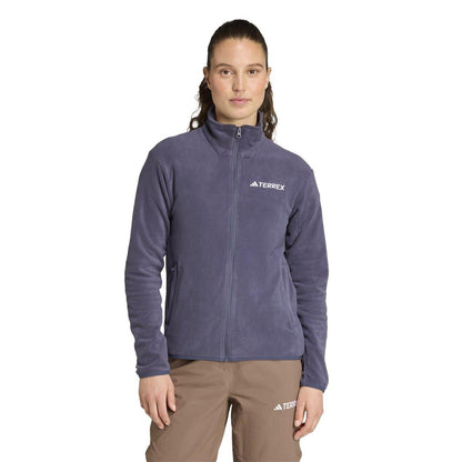 Shadow Blue - Lifestyle - Adidas Womens-Ladies Xperior Softshell Fleece Jacket