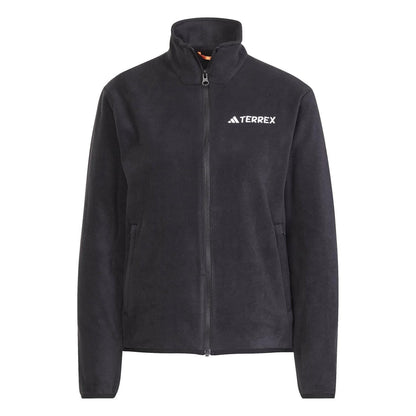 Black - Front - Adidas Womens-Ladies Xperior Softshell Fleece Jacket