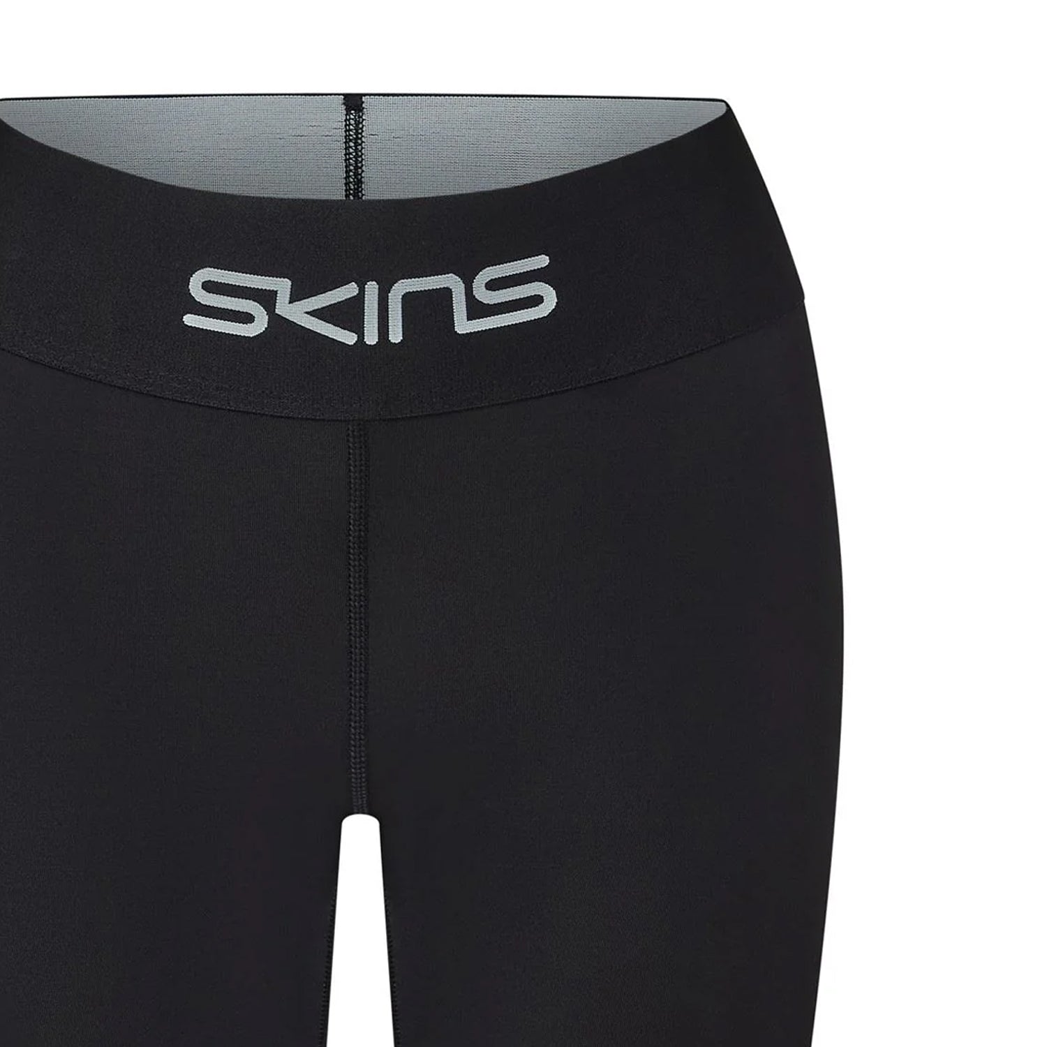 Black - Side - Skins Womens-Ladies Series-1 Skinny Athletic Compression Shorts