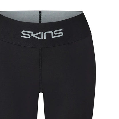 Black - Side - Skins Womens-Ladies Series-1 Skinny Athletic Compression Shorts