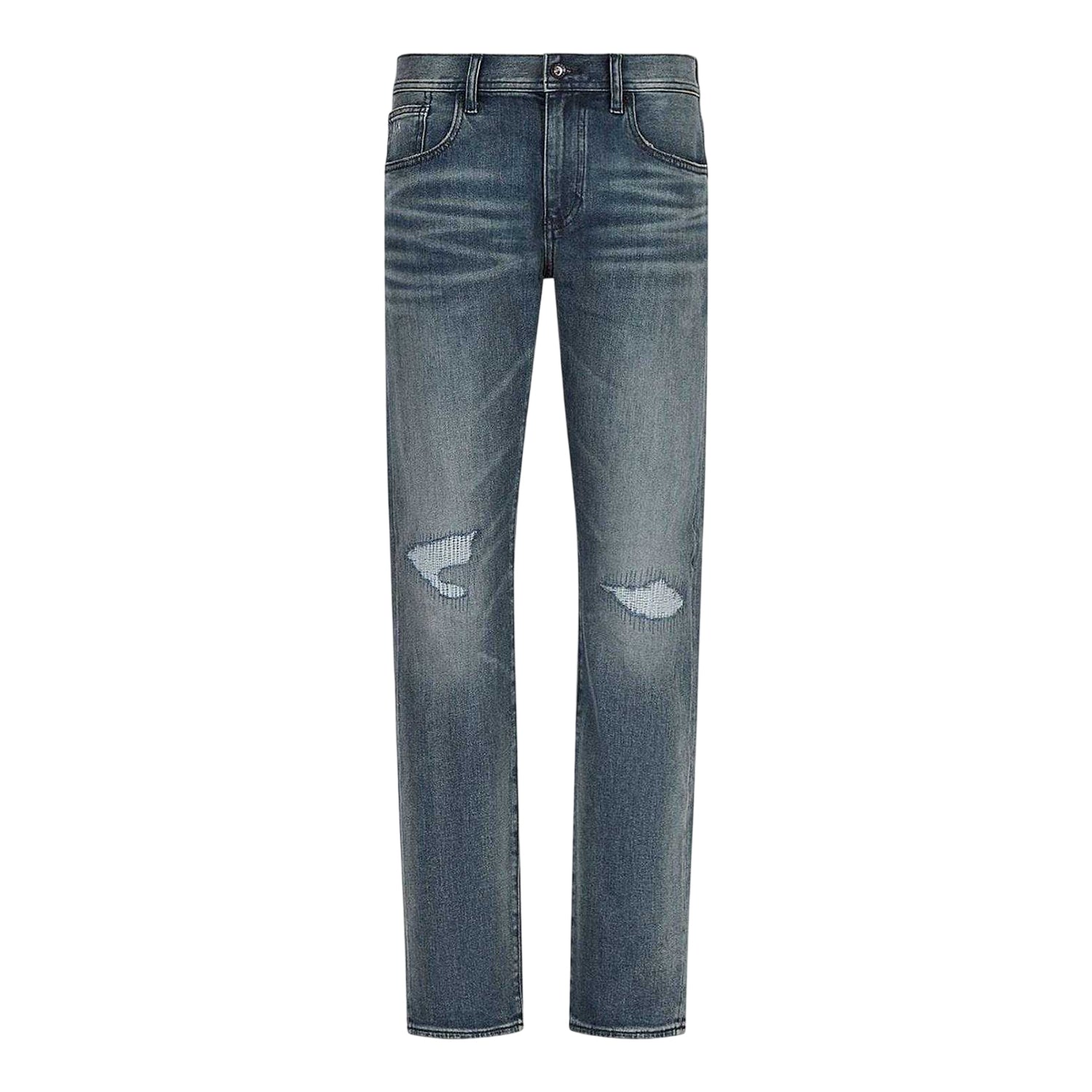 Indigo - Front - Armani Exchange Mens J13 Denim Slim Jeans