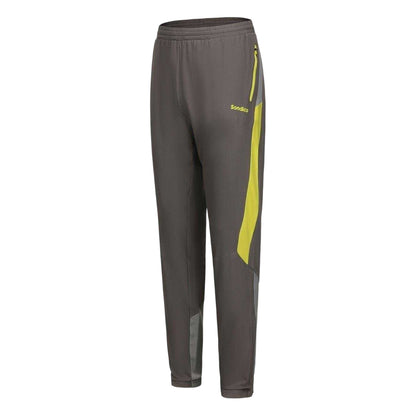Grey-Green - Side - Sondico Mens Blaze Colour Block Jogging Bottoms