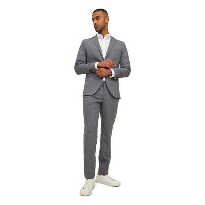 Light Grey Melange - Lifestyle - Jack And Jones Mens Textured Suit