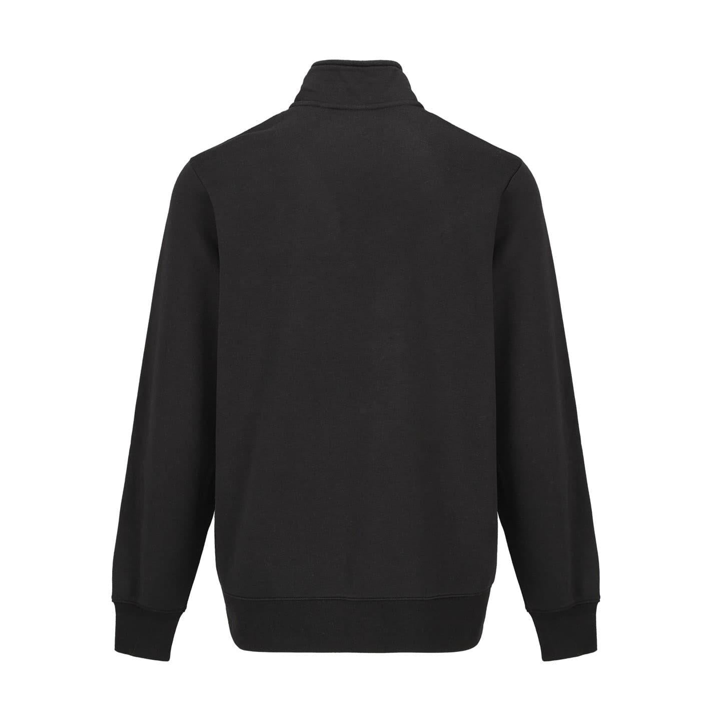 Black - Back - Slazenger Mens Quarter Zip Fleece