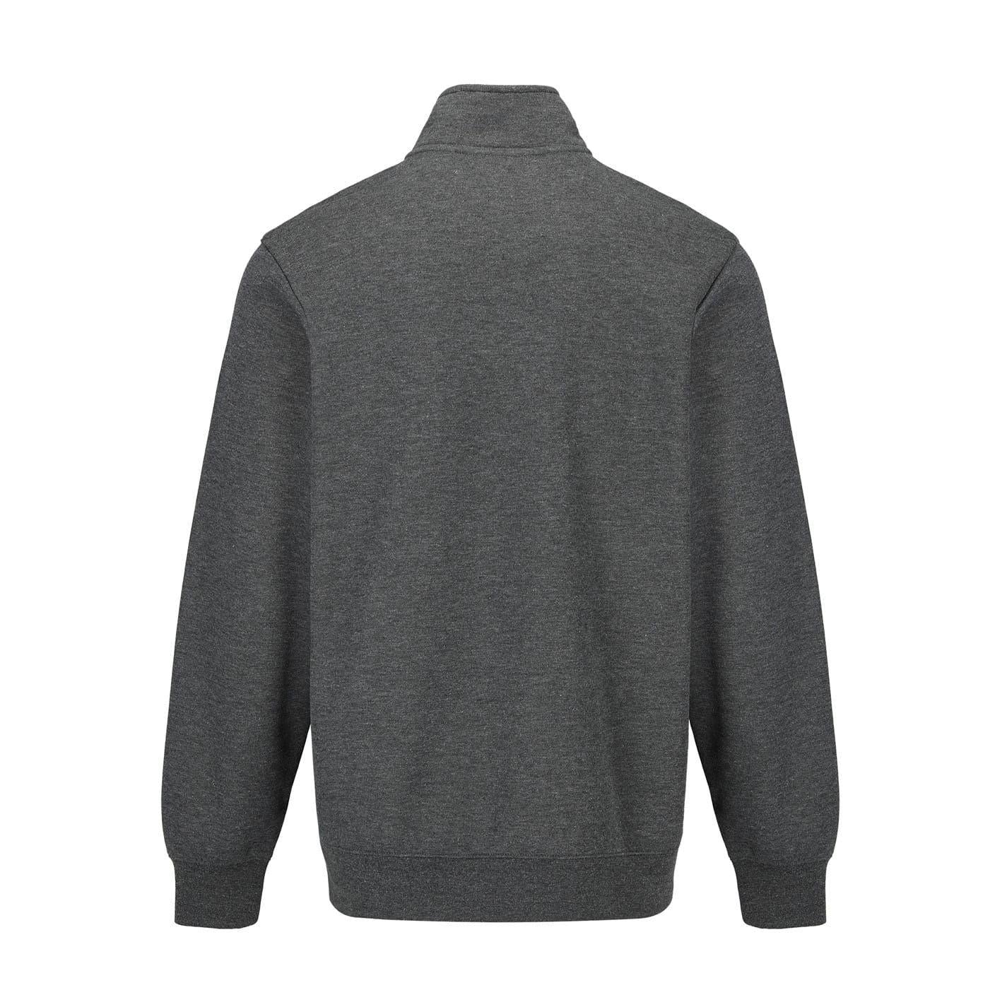 Charcoal Marl - Back - Slazenger Mens Quarter Zip Fleece
