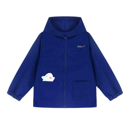 Royal Blue - Front - Gelert Childrens-Kids Shark Waterproof Jacket