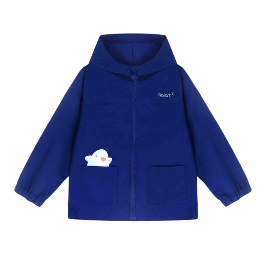 Royal Blue - Front - Gelert Childrens-Kids Shark Waterproof Jacket