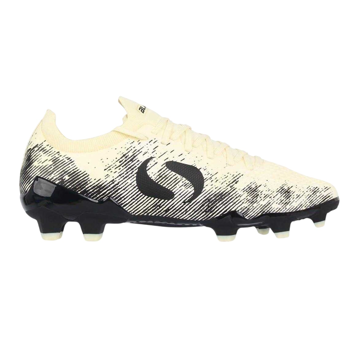 Lemonade-Black - Front - Sondico Childrens-Kids Blaze Knitted Sock Football Boots