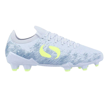 Purple-Lime - Front - Sondico Childrens-Kids Blaze Knitted Sock Football Boots