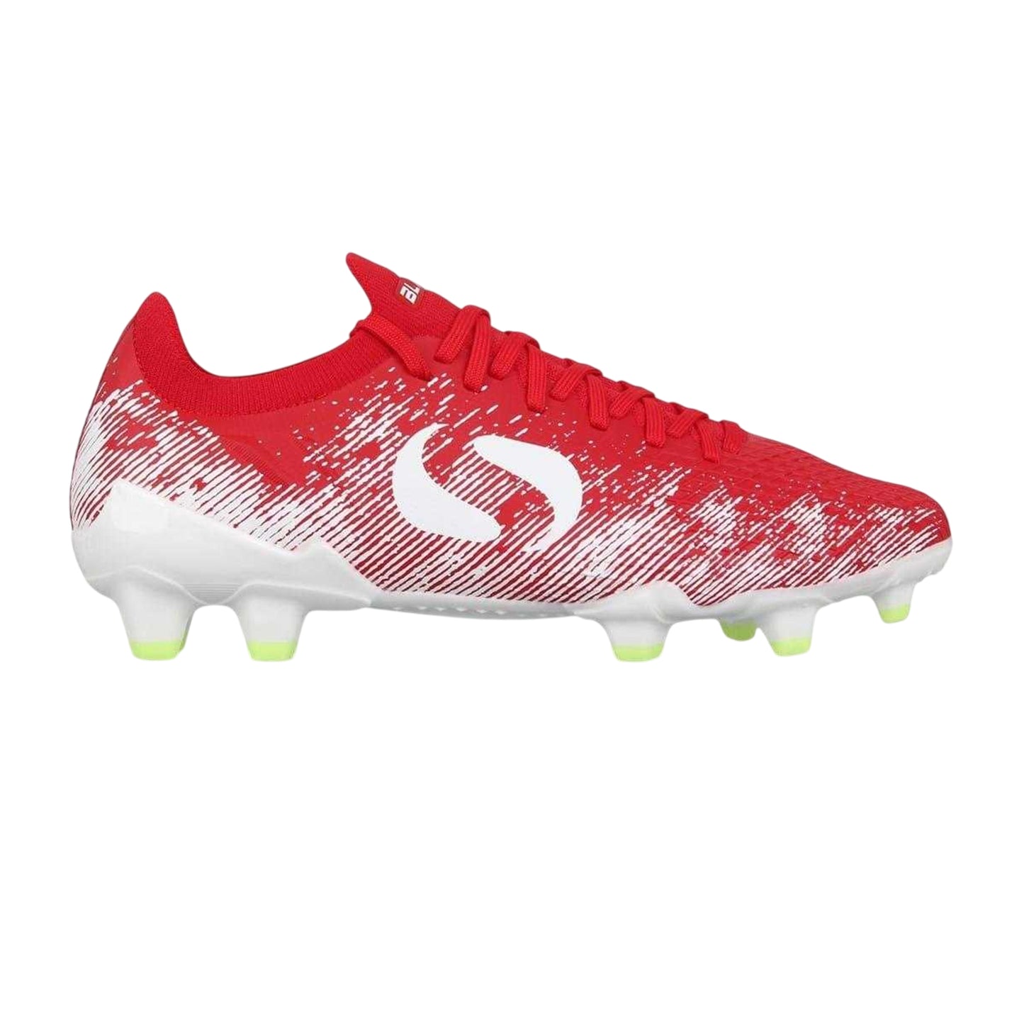 Red-White - Front - Sondico Childrens-Kids Blaze Knitted Sock Football Boots