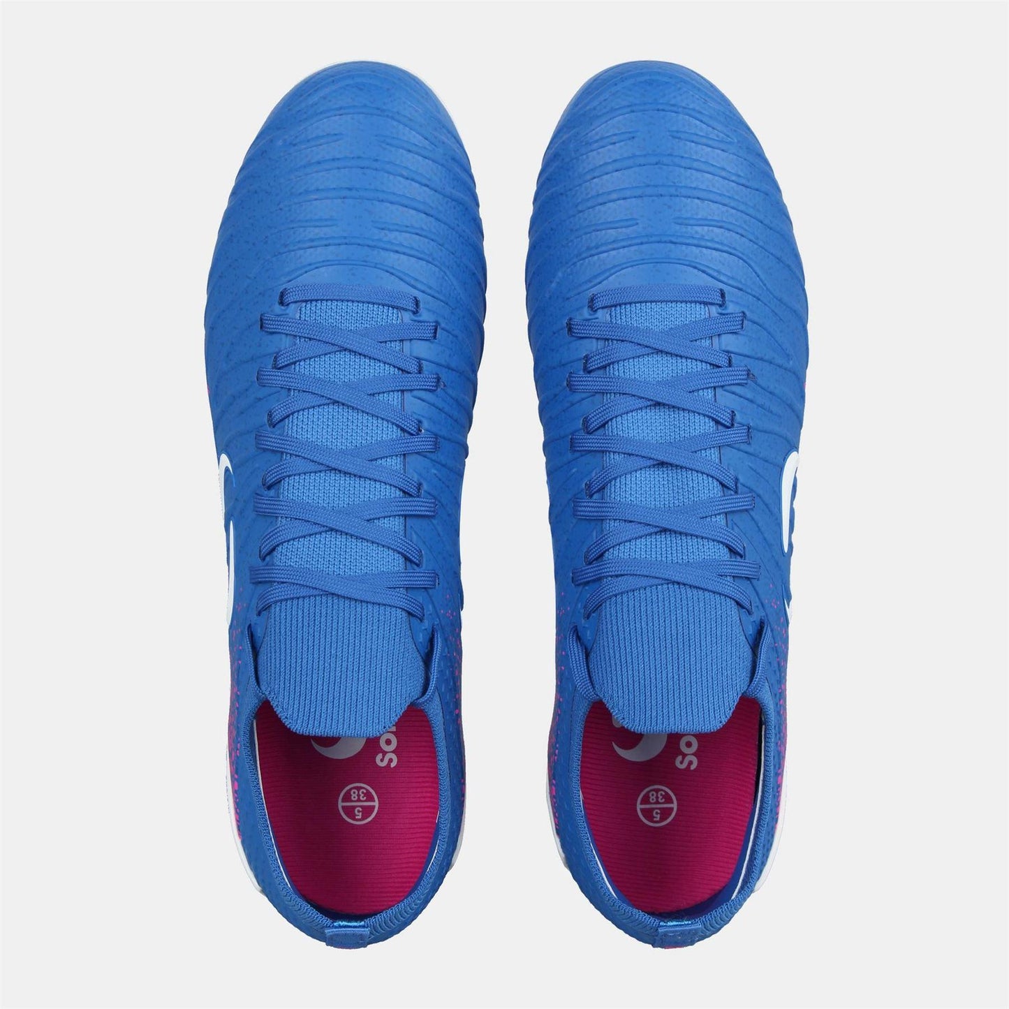 Blue-Pink - Lifestyle - Sondico Childrens-Kids Blaze Knitted Sock Football Boots