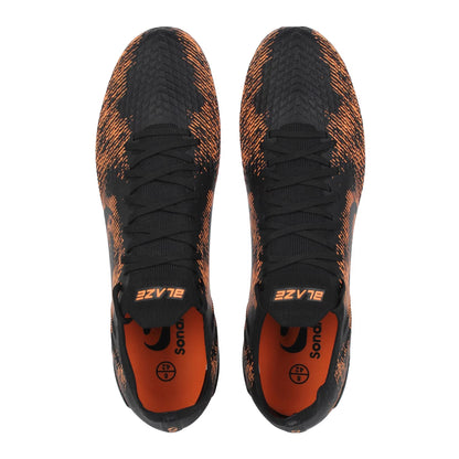 Black-Orange - Lifestyle - Sondico Childrens-Kids Blaze Knitted Sock Football Boots