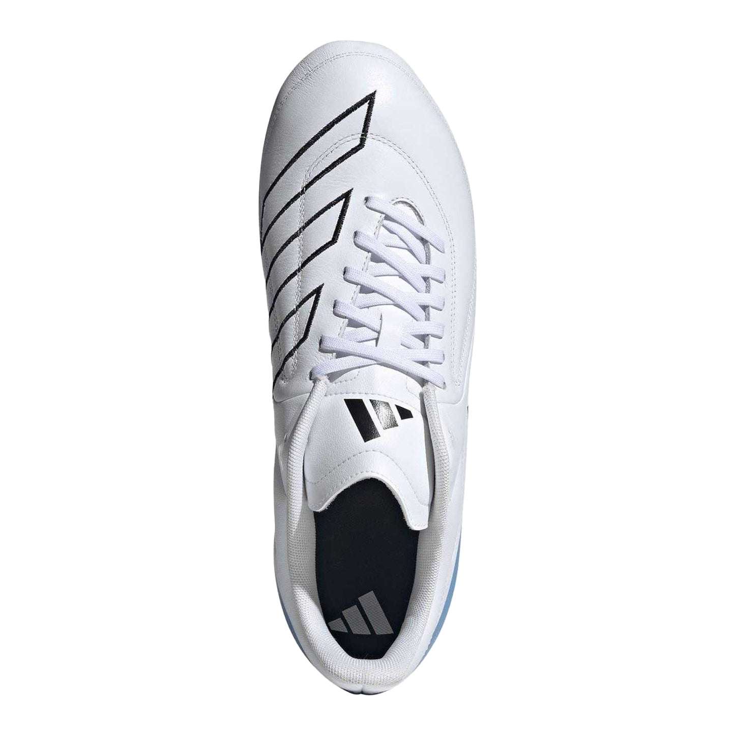White-Black-Blue - Lifestyle - Adidas Mens Adizero Soft Ground Rugby Boots