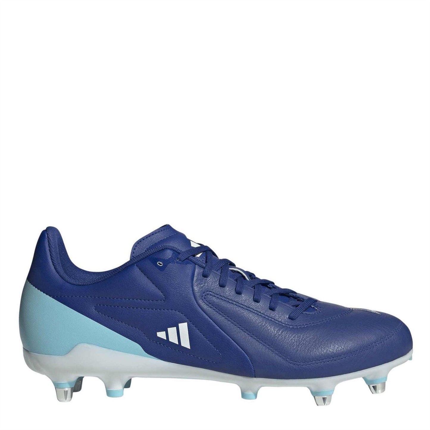 Team Royal Blue - Front - Adidas Mens Adizero Soft Ground Rugby Boots