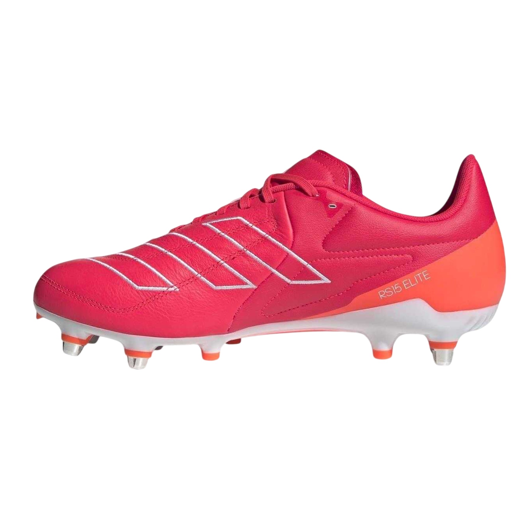 Lucid Red - Side - Adidas Mens Adizero Soft Ground Rugby Boots